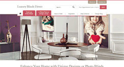 Desktop Screenshot of luxuryblindsdirect.co.uk